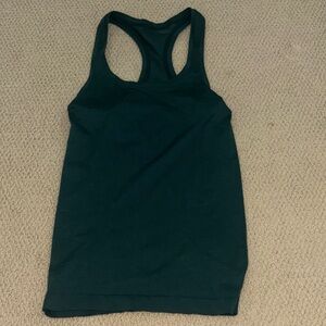 Lululemon Athletica Dark Green Tank Top